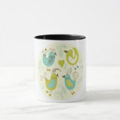 cate Cartoonvögel Tasse (Zentrum)