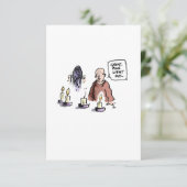 Catech-klysmic Cancer Postcard (Stehend Vorderseite)