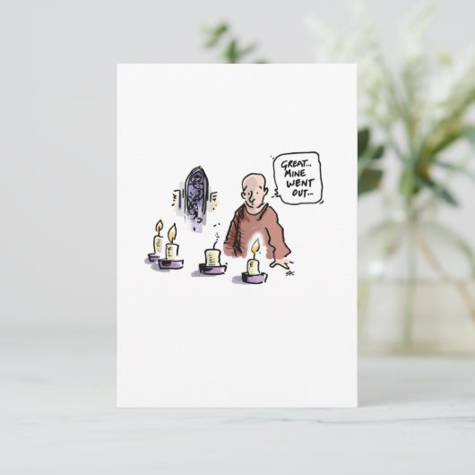 Catech-klysmic Cancer Postcard (Stehend Vorderseite)