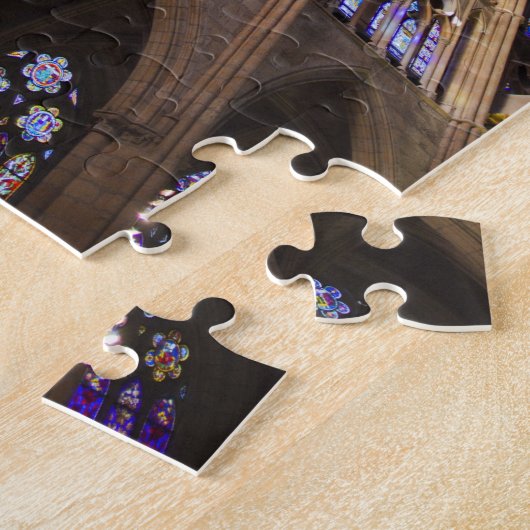 Catedral de Leon, Buntglasfenster Puzzle (Seite)