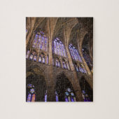 Catedral de Leon, Buntglasfenster Puzzle (Vertikal)