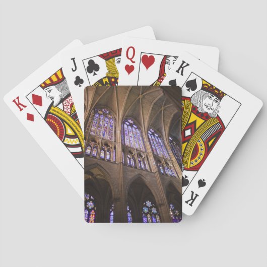 Catedral de Leon, Buntglasfenster Spielkarten (Rückseite)