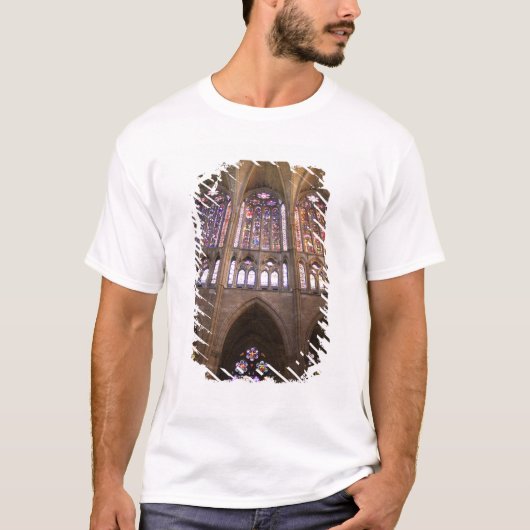 Catedral de Leon, Buntglasfenster T-Shirt (Vorderseite)