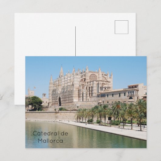 Catedral de Mallorca Postkarte (Vorne/Hinten)