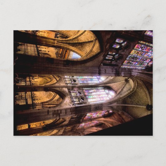 Catedral de Santa Maria de Regla de Leon Postkarte (Vorderseite)