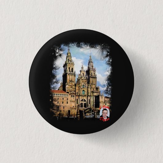 Catedral de Santiago de Compostela (A Coruña) Button (Vorderseite)