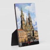 Catedral de Santiago de Compostela (A Coruña) Fotoplatte (Seite)
