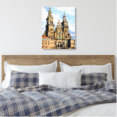 Catedral de Santiago de Compostela (A Coruña) Leinwanddruck (Insitu (Schlafzimmer))