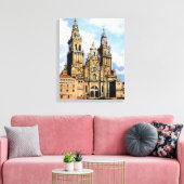 Catedral de Santiago de Compostela (A Coruña) Leinwanddruck (Insitu (Wohnzimmer))