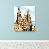 Catedral de Santiago de Compostela (A Coruña) Leinwanddruck (Insitu (Holzboden))