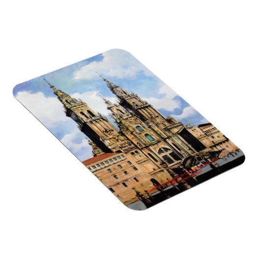 Catedral de Santiago de Compostela (A Coruña) Magnet (Rechte Seite)