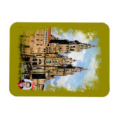 Catedral de Santiago de Compostela (A Coruña) Magnet (Horizontal)