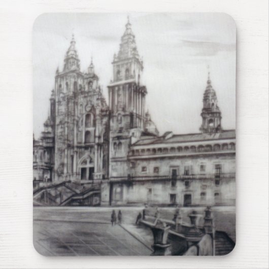 Catedral de Santiago de Compostela (A Coruña) Mousepad (Vorne)