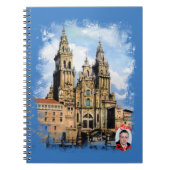 Catedral de Santiago de Compostela (A Coruña) Notizblock (Vorderseite)