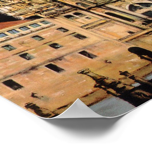 Catedral de Santiago de Compostela (A Coruña) Poster (Ecke)