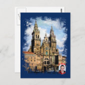 Catedral de Santiago de Compostela (A Coruña) Postkarte (Vorne/Hinten)