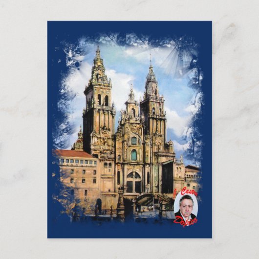 Catedral de Santiago de Compostela (A Coruña) Postkarte (Vorderseite)