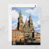 Catedral de Santiago de Compostela (A Coruña) Postkarte (Vorne/Hinten)