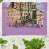 Catedral de Santiago de Compostela Geschirrtuch (Gefaltet)