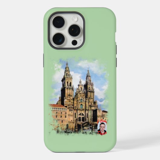 Catedral de Santiago de Compostela iPhone Hülle (Rückseite)