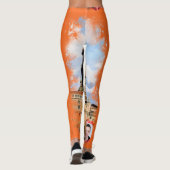 Catedral de Santiago de Compostela Leggings (Rückseite)