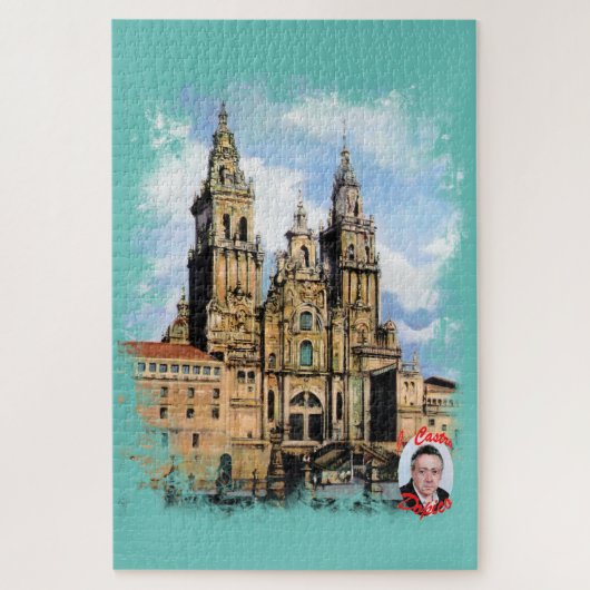 Catedral de Santiago de Compostela Puzzle (Vertikal)