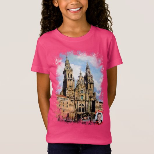 Catedral de Santiago de Compostela T-Shirt (Vorderseite)
