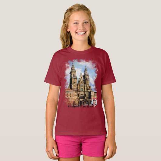 Catedral de Santiago de Compostela T-Shirt (Vorne ganz)