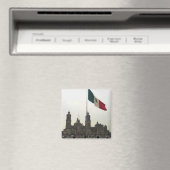 Catedral en el Zocalo del DF con la Bandera Magnet (In Situ (Geschirrspüler))