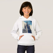 "Catedral Gótica: Boceto Rápido con Pluma Azul" Hoodie (Vorne ganz)