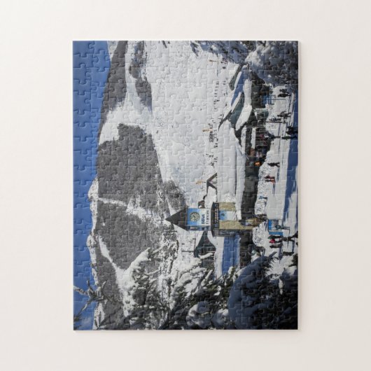 Catedral Skiort, Bariloche Argentinien Puzzle (Vertikal)