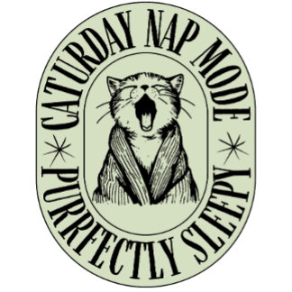 Caterday Nickerchen Mode - Zweckmäßig lustiger Cat T-Shirt