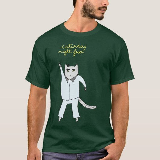 Caterday Night Fee Cat Disco T-Shirt (Vorderseite)