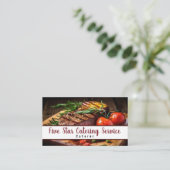 Caterer-Catering-Serviceveranstaltungen Visitenkarte (Stehend Vorderseite)