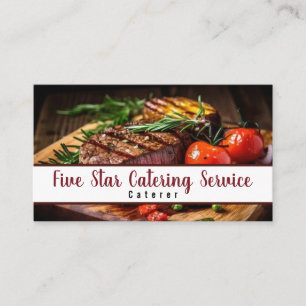 Caterer-Catering-Serviceveranstaltungen Visitenkarte