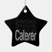 Caterer Extraordinator Keramik Ornament (Vorne)