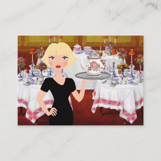 Caterer / Party-Planer / Lebensmittelindustrie Visitenkarte (Vorderseite)