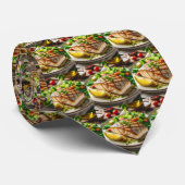 Caterer Restaurant Fischmarkt Schlemmerparadies Krawatte (Gerollt)