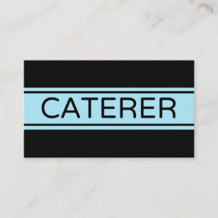 Caterer Strip Business Card Visitenkarte