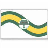 Caterham-Flagge Aufkleber (Vorderseite)