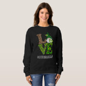 Catering Assistant Liebe St Patricks Day Sweatshirt (Vorne ganz)