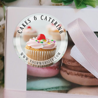 Catering-Aufkleber für benutzerdefinierte Fotos Runder Aufkleber