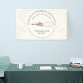 Catering Bäckerei Koch Glitzer Whisky Blume Vielen Banner (Messeveranstaltung)