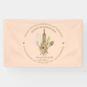 Catering Bäckerei Koch Rustikal Rosa Banner (Horizontal)