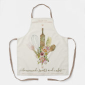 Catering Bäckerei Koch Rustikales Kochen Schürze (Vorderseite)