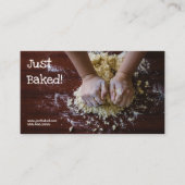 Catering Baker Beruflich Business Card Visitenkarte (Vorderseite)