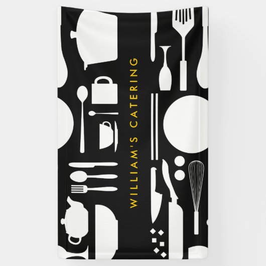 Catering-Banner für Kitchen Collage Banner (Vertikal)