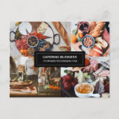 Catering Business Customizable Food Industry Postkarte (Vorderseite)