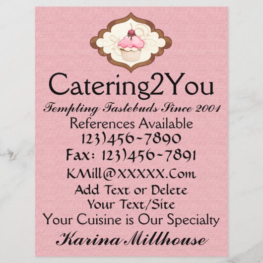 Catering Business Flyer - SRF (Hinten)