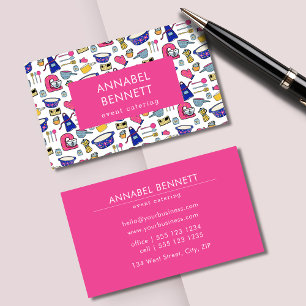 Catering Café Restaurant Küche Visitenkarte